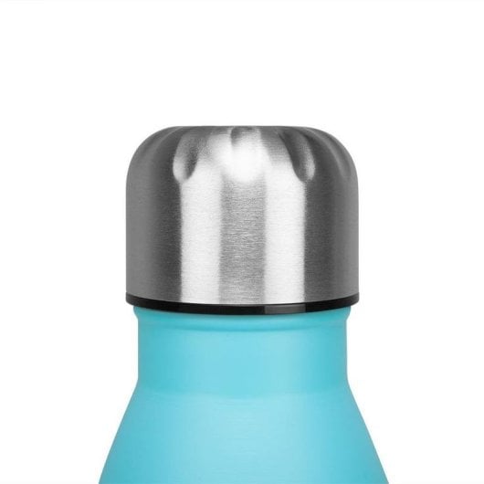 Thermoflasche Orbegozo TRL 753 750 ml Edelstahl Zyan Schraubverschluss