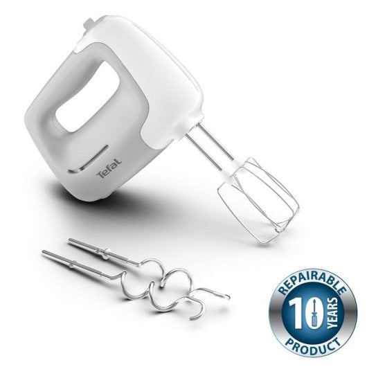 Batidora de mano TEFAL HT450B PrepMix 450 W 6 velocidades Turbo Blanco