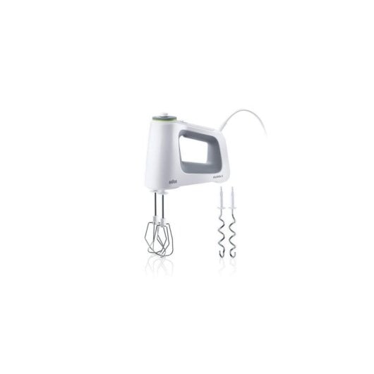 Batteur Braun HM 5000 WH 700W 9 vitesses blanc gris câble 1,55m