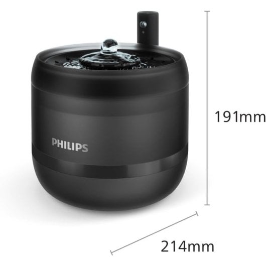 Bebedero automatique PHILIPS PAW3210/02 filtre carbone 2,2 L détecteur mouvement