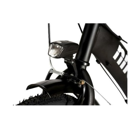 Bicicletta urbana NILOX Bici Muscolare 26" 6 velocità acciaio nero con luci integrate