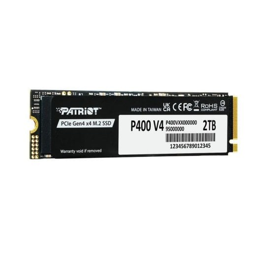 Disco Duro Patriot P400 V4 2 TB SSD M.2 NVMe PCIe 4.0 hasta 5200 MB/s