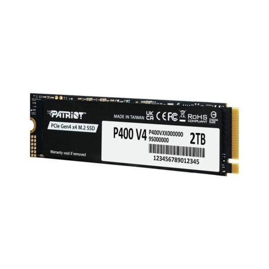 Disco Duro Patriot P400 V4 2 TB SSD M.2 NVMe PCIe 4.0 hasta 5200 MB/s