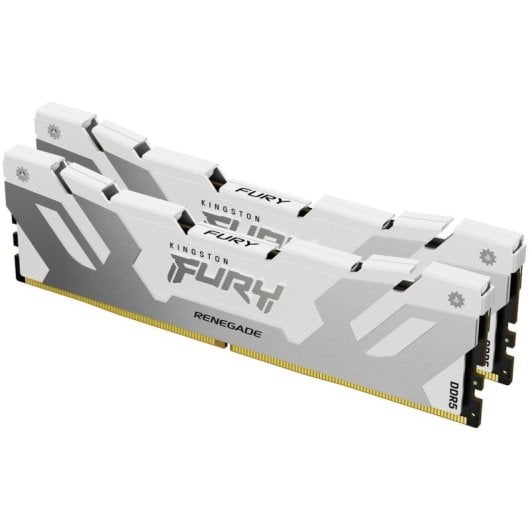 Memoria RAM Kingston FURY Renegade KF580C38RWK2-48 48GB Kit 2x24GB DDR5 8000MHz CL38 Intel XMP Blanco