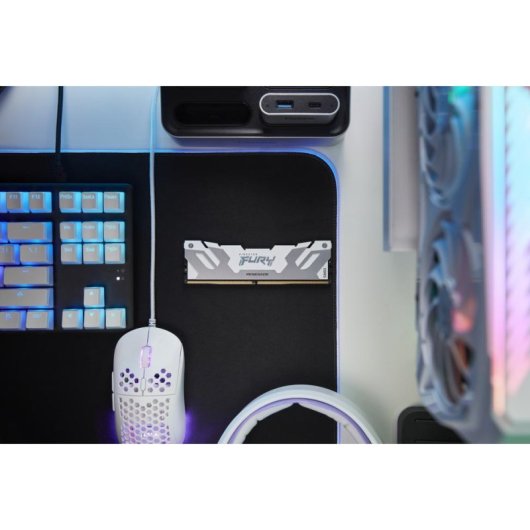 Memoria RAM Kingston FURY Renegade KF580C38RWK2-48 48GB Kit 2x24GB DDR5 8000MHz CL38 Intel XMP Blanco