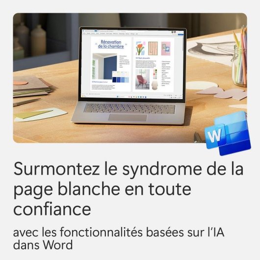 Suscripción Microsoft 365 Familiar 6 usuarios Clave Activación Francés Zona Euro