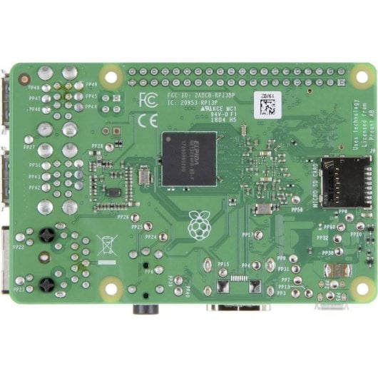 Motherboard Raspberry Pi 3 Model B+ ARM Cortex-A53 1GB RAM Micro ATX Wi-Fi Bluetooth