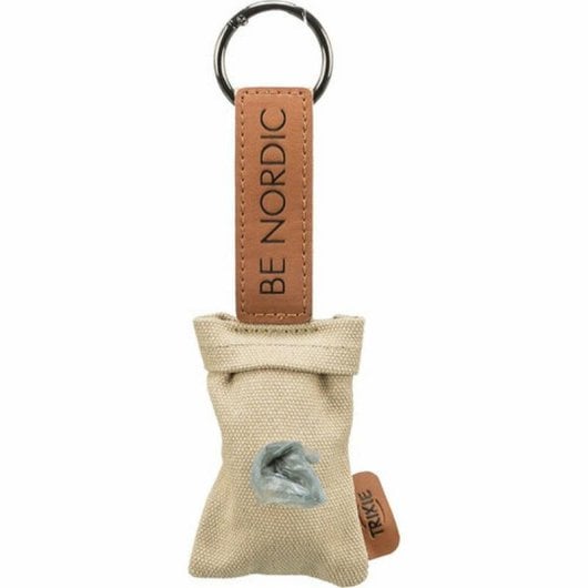 Dispensador de Sacos TRIXIE 22856 Cinza Poliéster Algodão 20 Sacos Mosquetão