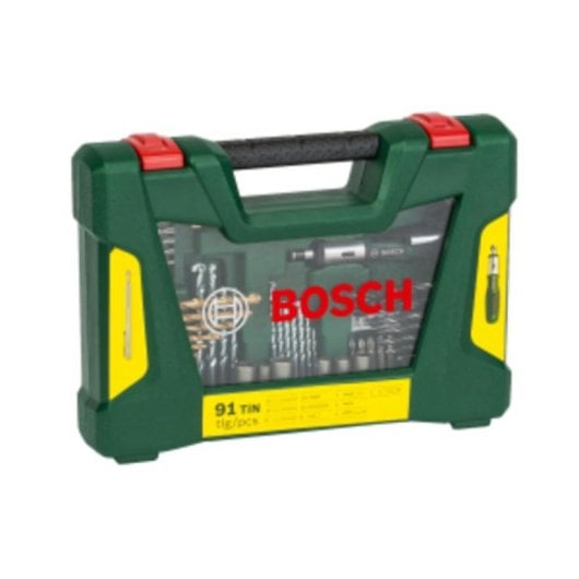 Coffret de forets Bosch 2607017195 V-Line 91 pièces multi-matériaux