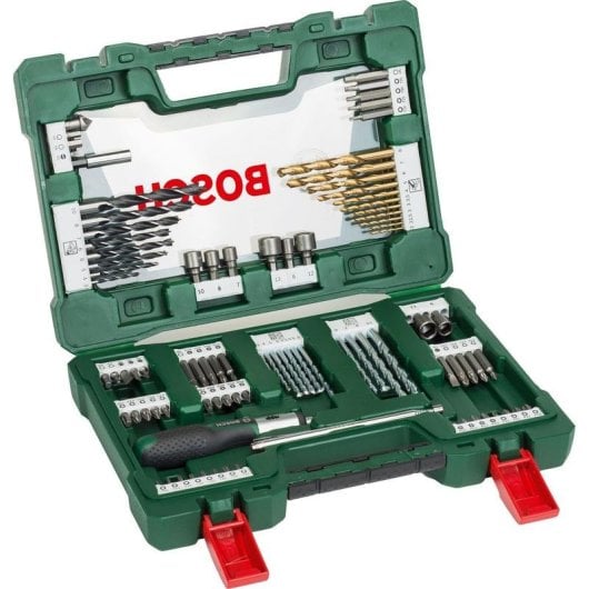 Coffret de forets Bosch 2607017195 V-Line 91 pièces multi-matériaux