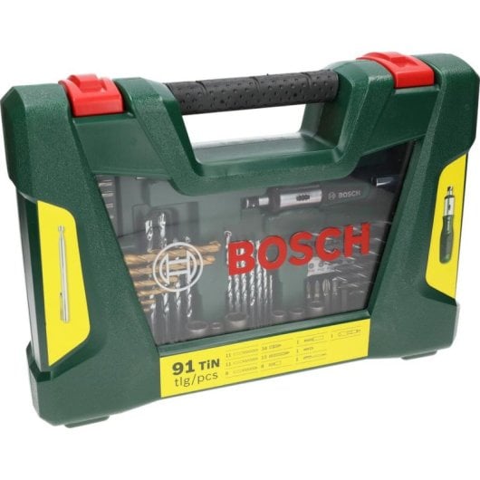 Coffret de forets Bosch 2607017195 V-Line 91 pièces multi-matériaux