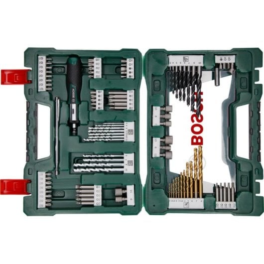 Coffret de forets Bosch 2607017195 V-Line 91 pièces multi-matériaux