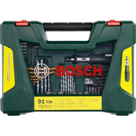 Coffret de forets Bosch 2607017195 V-Line 91 pièces multi-matériaux