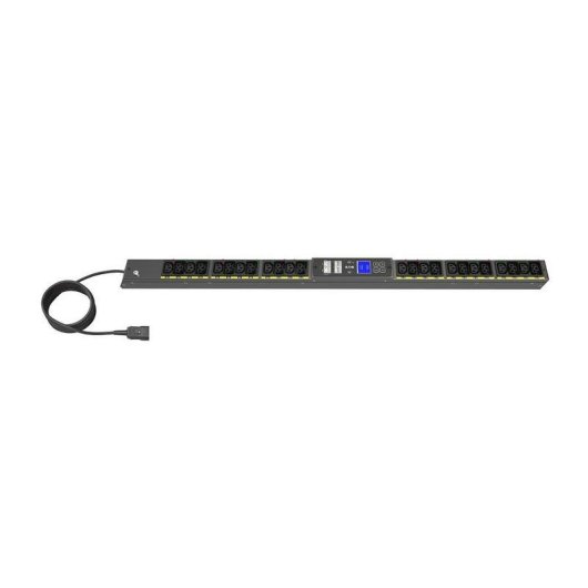 Régua de tomadas Eaton EVSWFC20A 24 Tomadas Switched Monofásica 3 m LCD Rack 22.5U