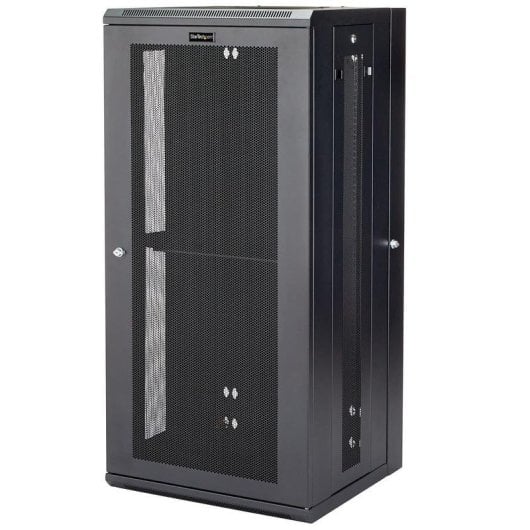 Rackschrank StarTech.com RK2620WALHM 26U Wandmontage 4 Säulen Stahl 90 kg Schwarz