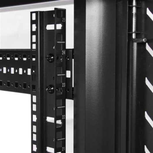 Armoire rack StarTech.com RK2536BKF 25U 4 montants acier noir roues sécurité