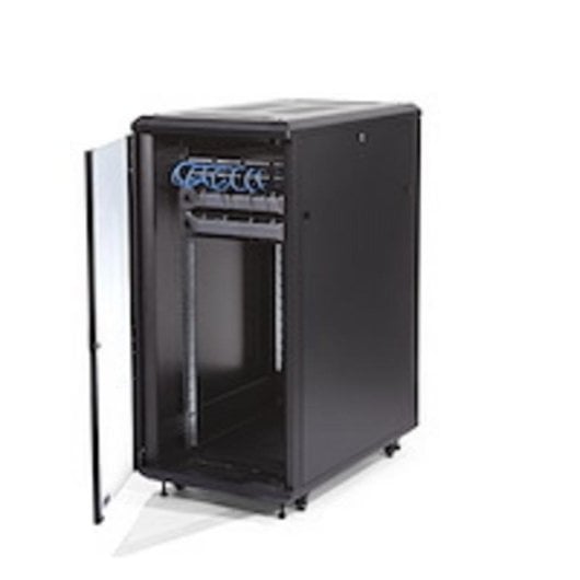 Armoire rack StarTech.com RK2536BKF 25U 4 montants acier noir roues sécurité
