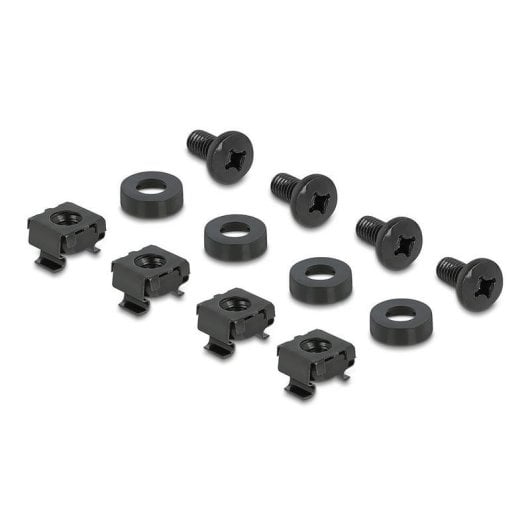 Panneau de connexion DeLock 66676 Keystone 10" 1U 10 ports métal noir