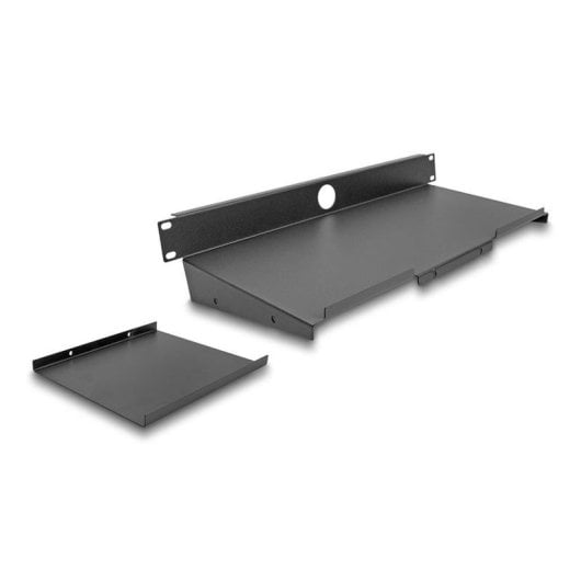 Bandeja clavier DeLock 66749 19" 1U acier gris foncé