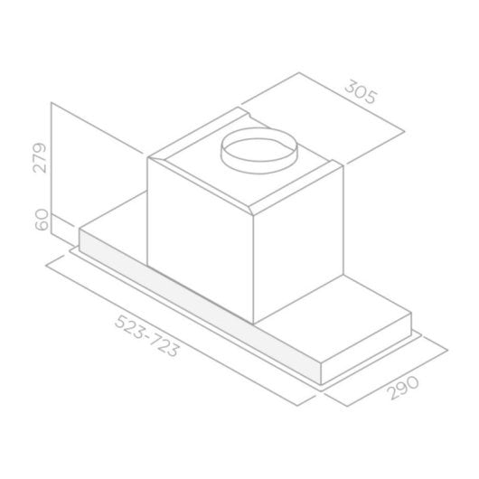 Campana extractora Elica Hidden IX/A/90 Canalizado 90cm LED Touch Inox