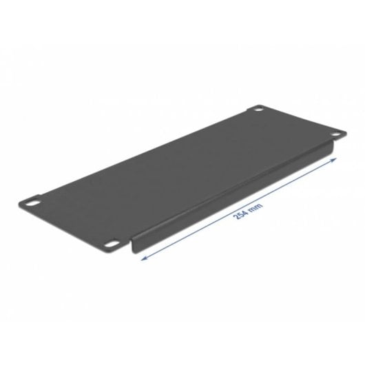 Panneau aveugle DeLock 66661 2U métal noir pour baie réseau 10"
