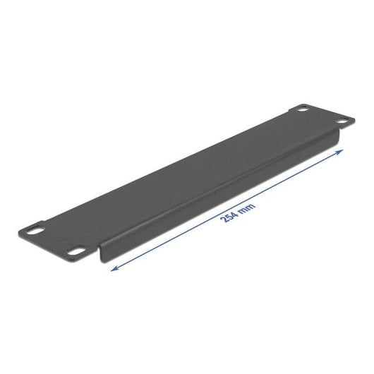 Panneau aveugle DeLock 66660 1U métal noir pour baie réseau 10"