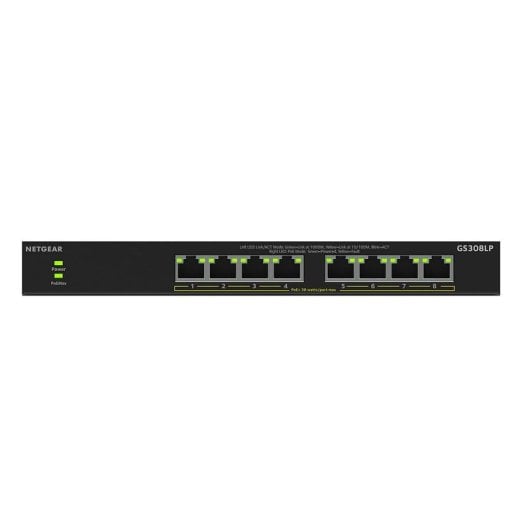 Switch Netgear GS308LP 8 Ports Gigabit PoE+ Non manageable compact