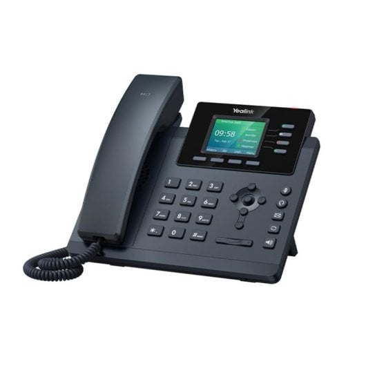 Téléphone IP Yealink SIP-T34W 4 lignes Gigabit Wi-Fi PoE écran LED 2,4" noir