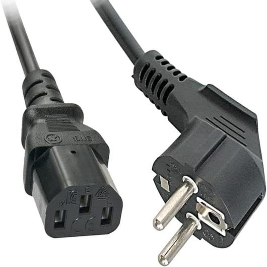 Câble d'alimentation Microconnect PE020410 1 m CEE7/7 vers C13 noir