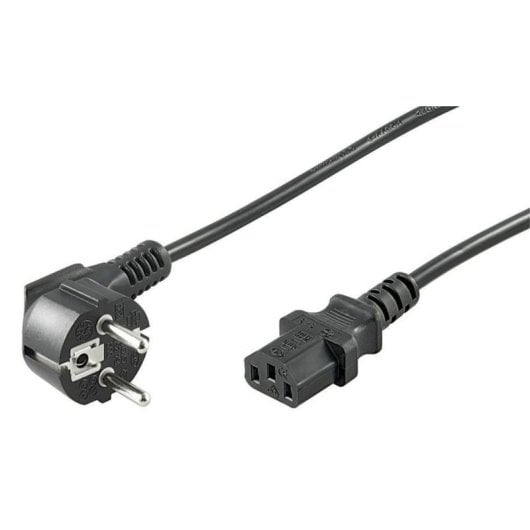 Cavo alimentazione Microconnect PE010405 0,5 m C13 angolato femmina PVC nero