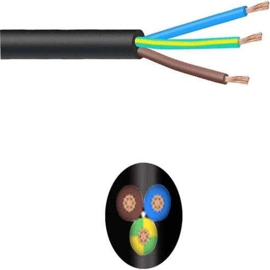 Cavo alimentazione Microconnect PE010405 0,5 m C13 angolato femmina PVC nero