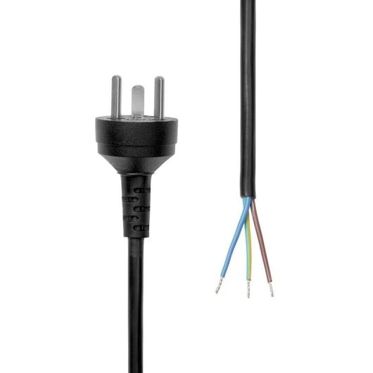 Cable d'alimentation MICROCONNECT MC-PE005EDBB-OE 5 m noir fiche mâle droite