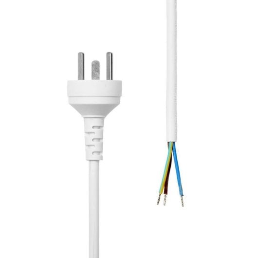 Câble d'alimentation Microconnect MC-PE007EDBW-OE blanc 7 m droit