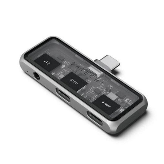 Hub XR mobile Satechi SA-ST-HXRAJM USB-C 100W Audio 4K/60Hz Micro intégré