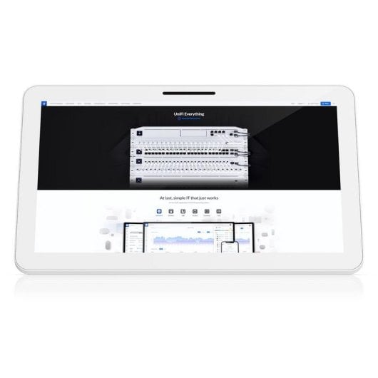 Pantalla de señalización Ubiquiti UC-Display táctil 21,5" Full HD PoE++ blanca