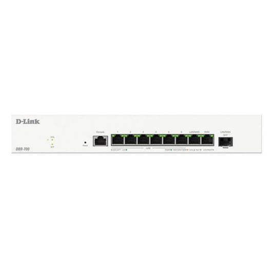 Router D-Link DBR-700 Ethernet 2.5Gbps Firewall VPN Multi-WAN SFP