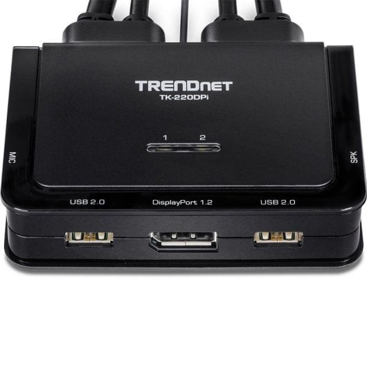 Switch KVM Trendnet TK-220DPI 2 ports DisplayPort 4K 2xUSB Audio