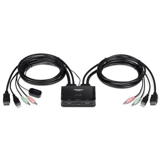 Switch KVM Trendnet TK-220DPI 2 ports DisplayPort 4K 2xUSB Audio