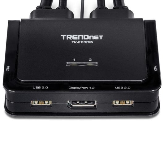 Switch KVM Trendnet TK-220DPI 2 ports DisplayPort 4K 2xUSB Audio