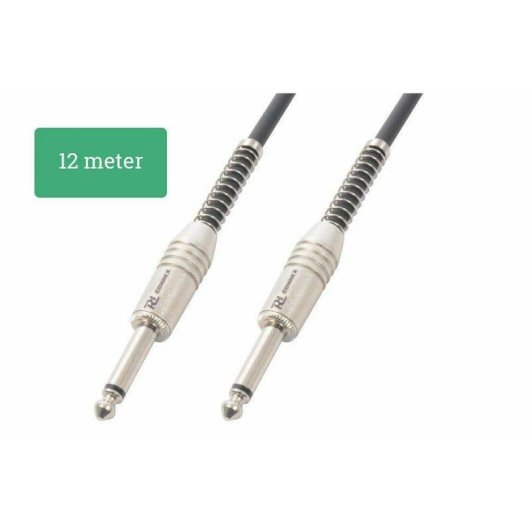 Cable de audio PD Connex 177.615 6,35 mm macho-macho 12 m negro