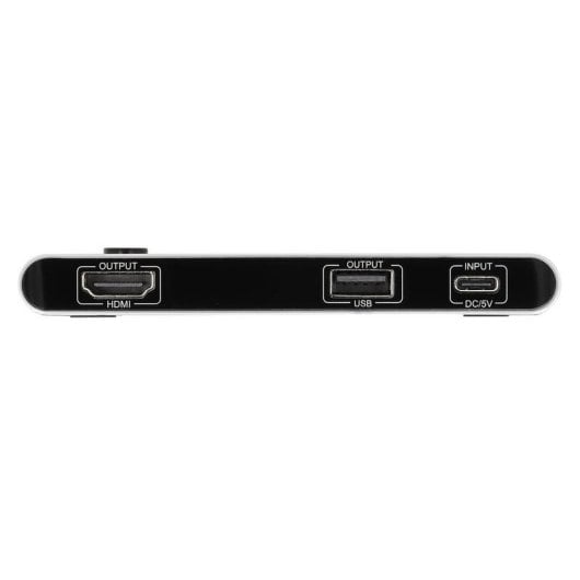KVM Switch DeLock 11486 USB-C zu HDMI 8K 60 Hz 3x USB-A Metall