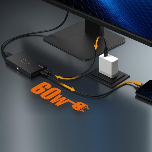 Capture vidéo J5CREATE JVA14-N 4K USB 3.2 HDR Plug and Play Noir