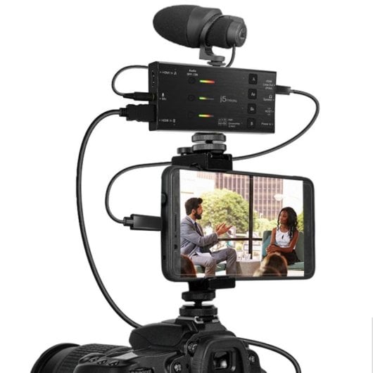 Carte de capture vidéo J5CREATE JVA06-N HDMI double 1080p USB-C/USB-A