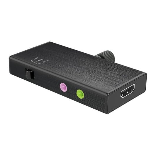 Carte d'acquisition vidéo J5CREATE JVA02-N HDMI vers USB-C Power Delivery 1080p 60fps