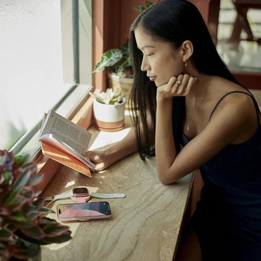 Chargeur sans fil Twelve South ButterFly SE Rose Qi2 2-en-1 Apple Watch iPhone