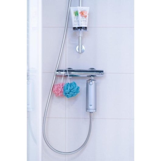 Filtro acqua BWT Quick & Clean 812915 3 cartucce bianco/blu per doccia