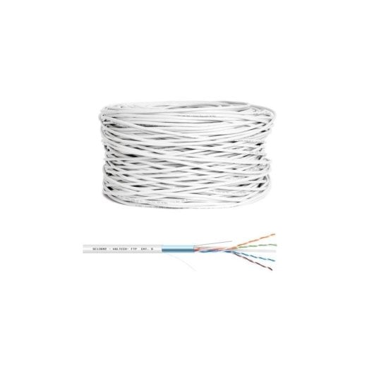 Cable de red Vultech SC13602-305 Cat6 F/UTP 305 m Blanco PVC