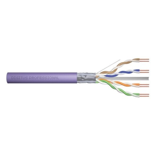 Câble réseau Digitus DK-1626-VH-1 Cat6 F/UTP 100 m violet LSZH B2ca
