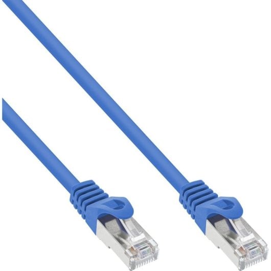 Cable de red INLINE 72522B Cat5e 0,25 m SF/UTP azul