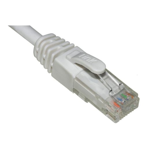 Câble réseau LINK LK6AU030 50 m Cat6a U/UTP RJ-45 blanc